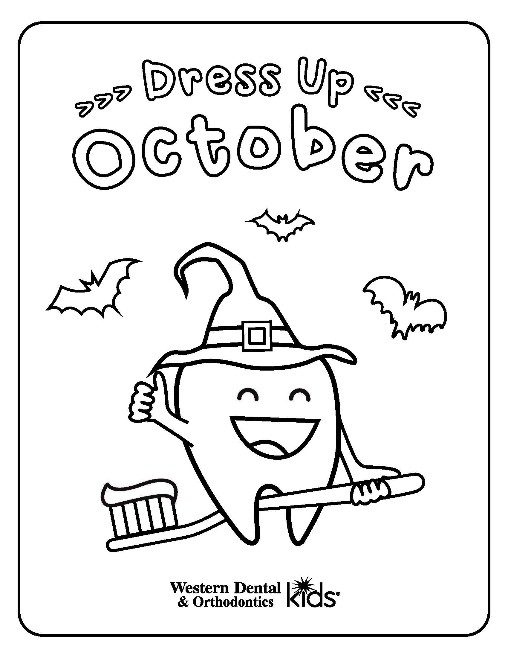 Western Dental Kid's Activity Sheet - Fall 2022