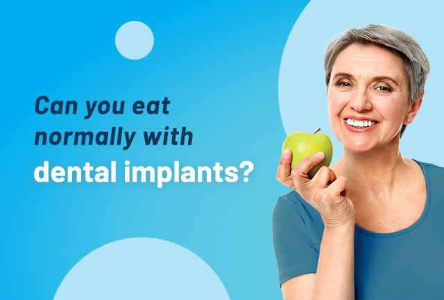 Can you eat normally with dental implants?