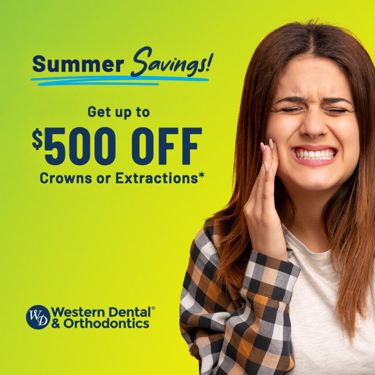 Obtenga hasta $500 de descuento en coronas o extracciones* Obtenga hasta $500 de descuento en coronas o extracciones*